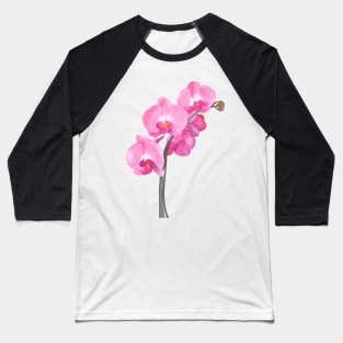 Watercolor orchid Baseball T-Shirt